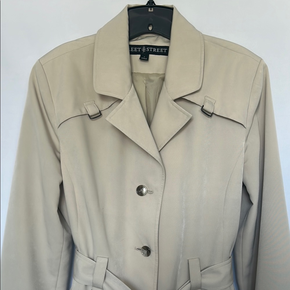 Classic Beige Trench Coat by‎ Fleet Street - Picture 5 of 11